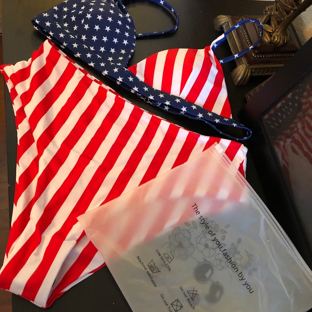 Brand new swim suit. From Amazon, women’s size 4-6